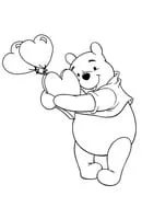 Winnie De Poeh kleurplaat 6